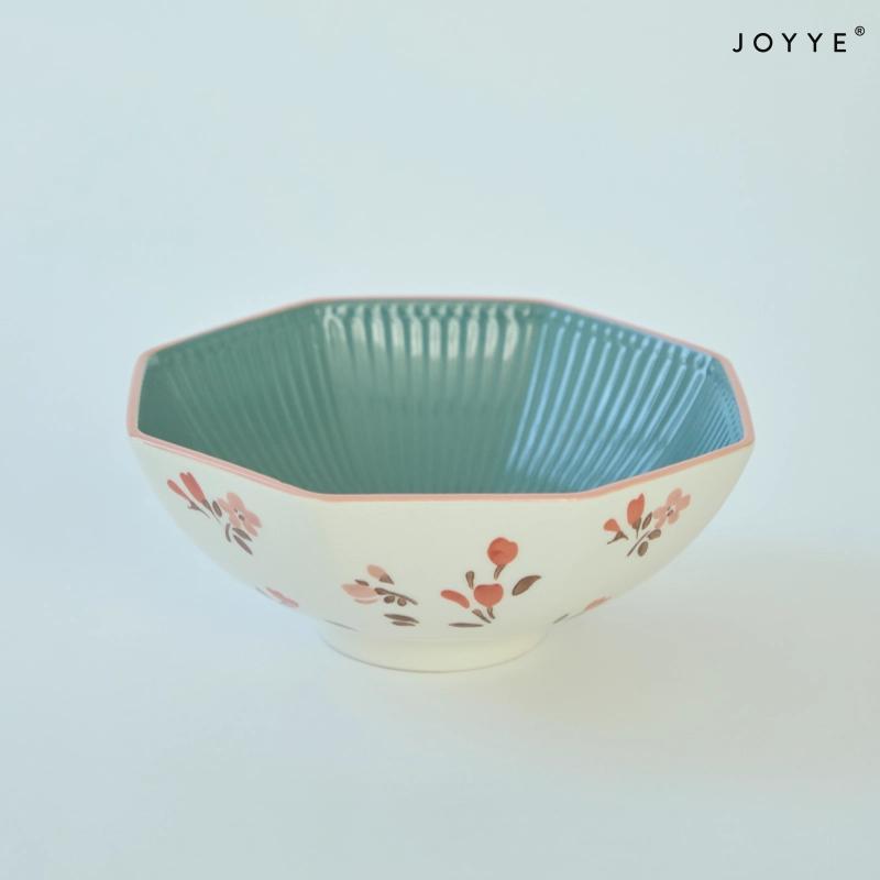 Hand-Painted Hexagon Ceramic Bowls Wholesale