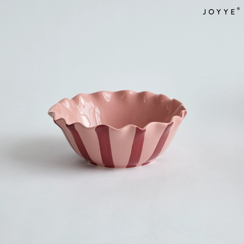 Christmas Hand-Painted Candy Wrapper Ceramic Bowl