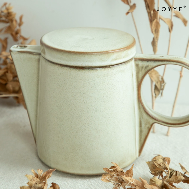 Soft Beige Teapot & Mug Set | Custom OEM Manufacturer