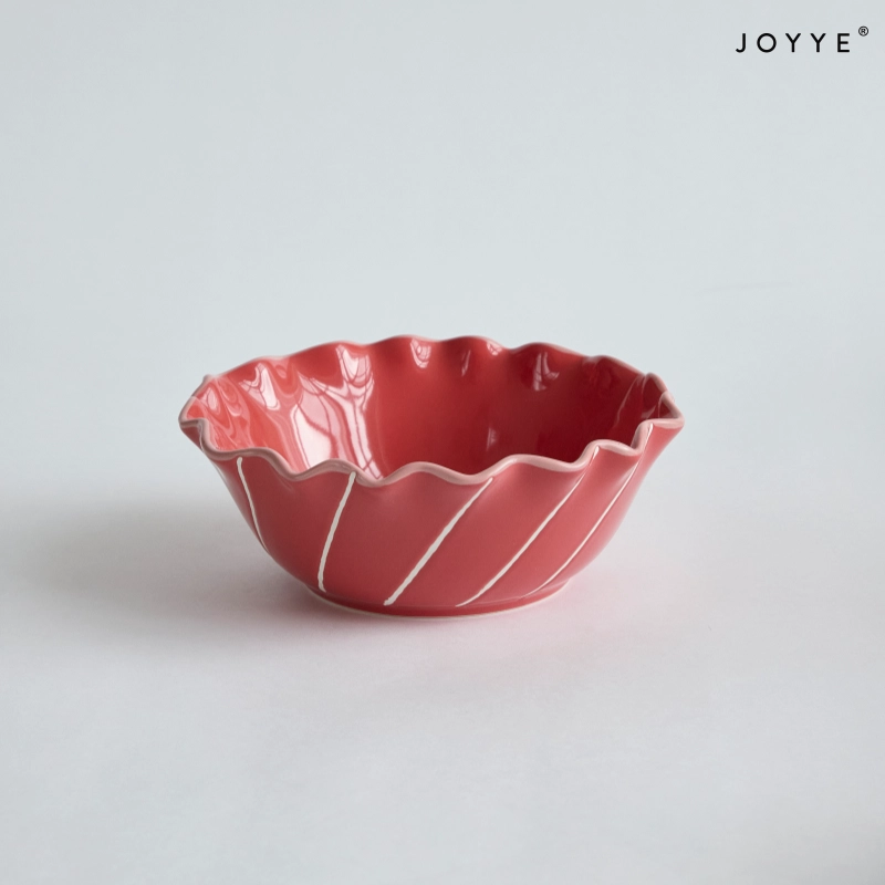 Christmas Hand-Painted Candy Wrapper Ceramic Bowl